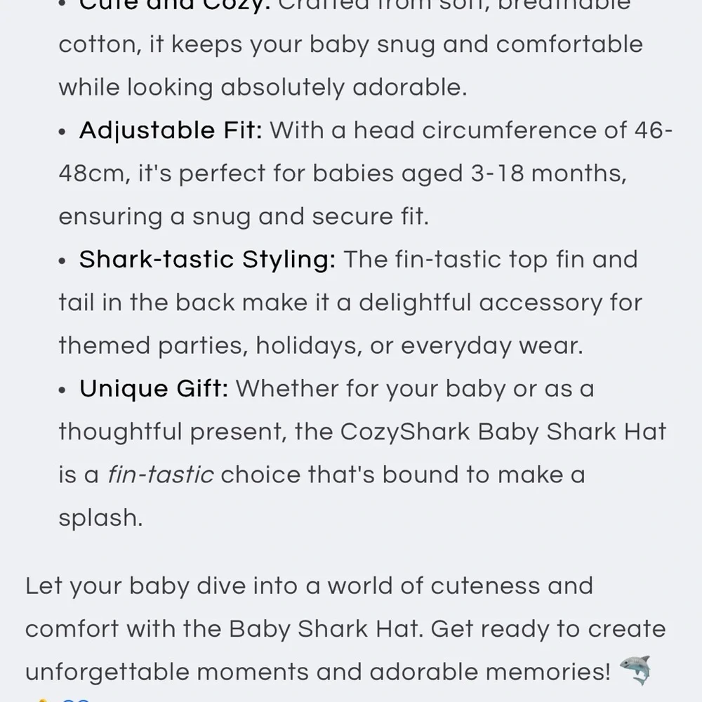 Grey Shark Cap with Fish Embroidery